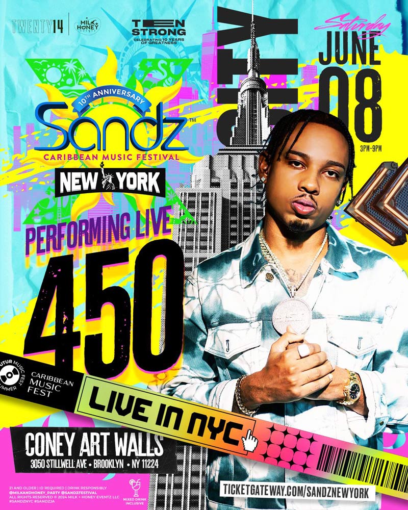 Sandz New York 2024Caribbean Brunch/Day Party